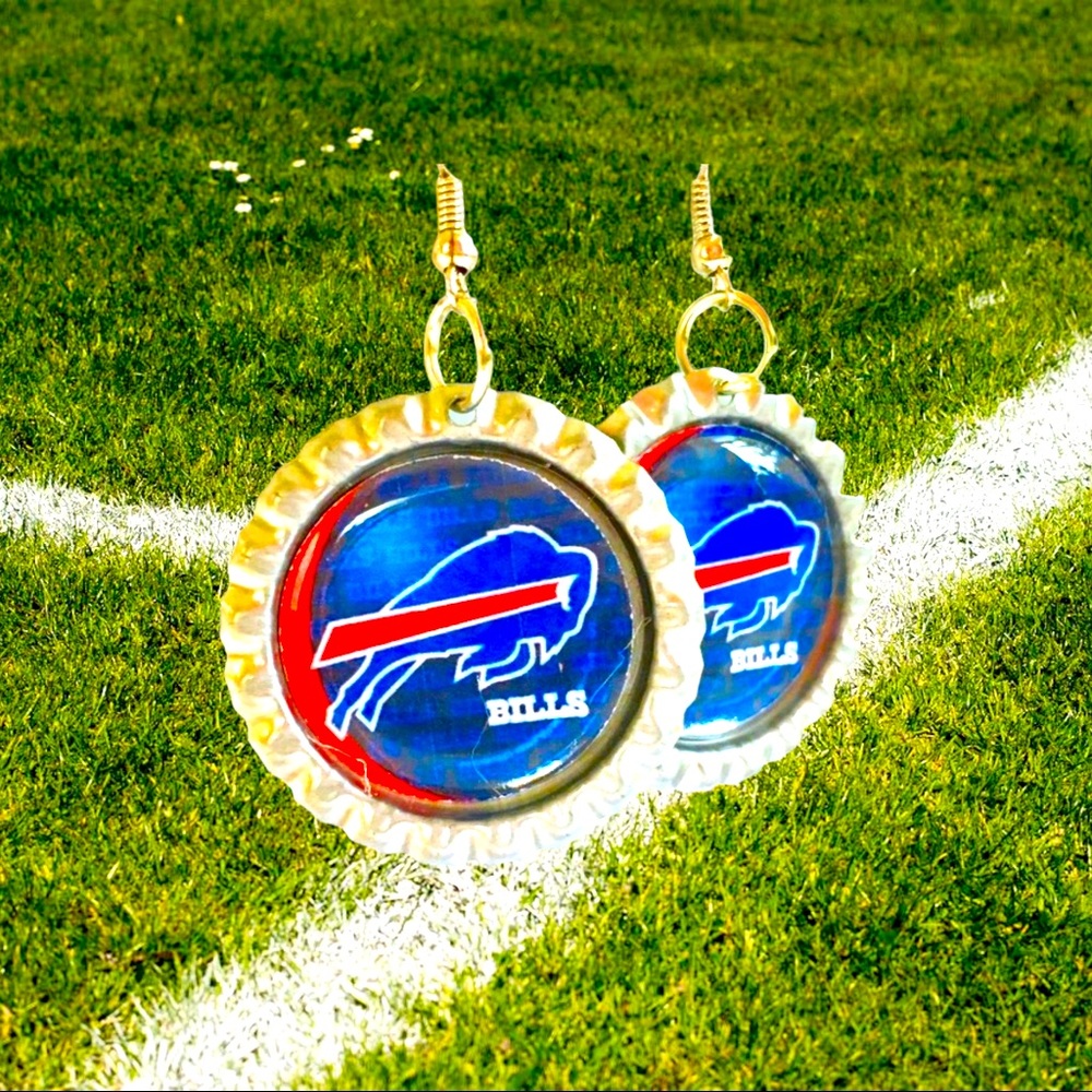 Buffalo BILLS Football Handmade Earrings *NEW*